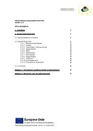 Handreiking projectadministratie, Versie 1.5, 5 april 2012 ...