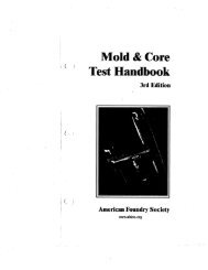 Mold & Core Test Handbook - American Foundry Society