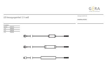 Artikelübersicht (PDF) - Gera Leuchten