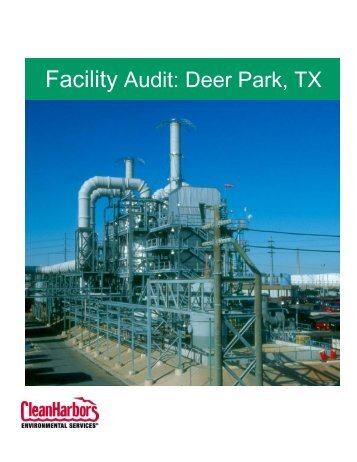 Facility Audit: Deer Park, TX - Clean Harbors