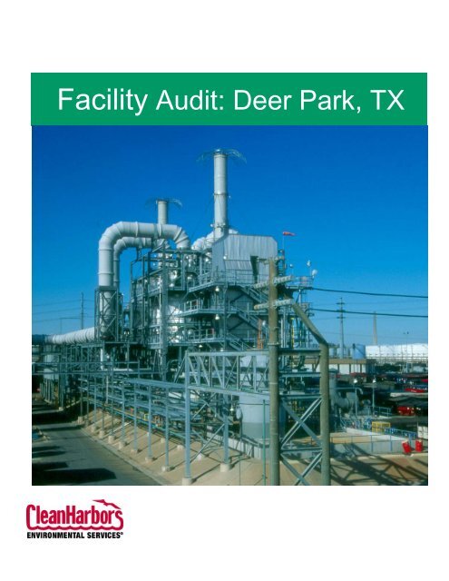 Facility Audit: Deer Park, TX - Clean Harbors