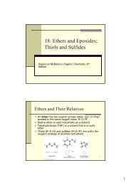 18: Ethers and Epoxides; Thiols and Sulfides