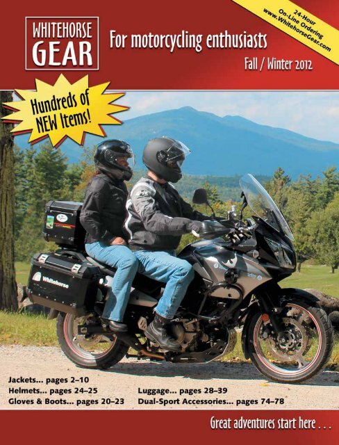 to download our current GENERAL catalog! (5MB ... - Whitehorse Gear