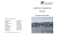 Leitbild der Ortsgemeinde - Ortsgemeinde Schmerikon