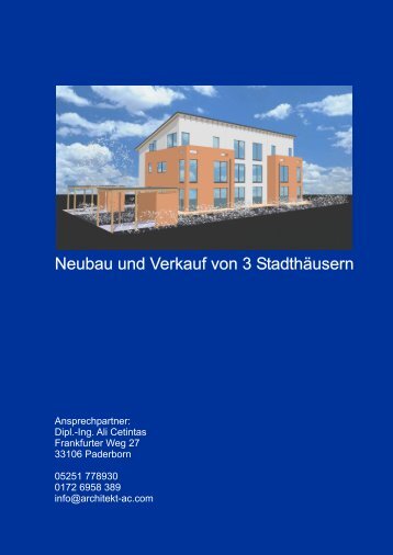 Expose zum Download - Architekt Ali Cetintas