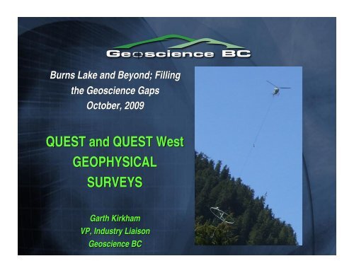 QUEST and QUEST West GEOPHYSICAL ... - Geoscience BC