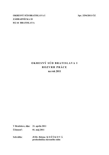 RP OS BA I 2011 ÚZ_d... - Ministerstvo spravodlivosti SR