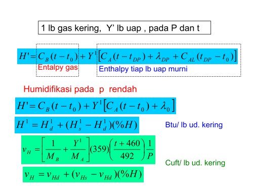 PENGERTIAN HUMIDIFIKASI