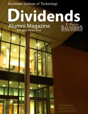 Dividends - College of Business - Rochester Institute of Technology