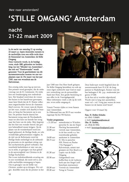 3e JAARGANG - nummer 2 van 28 februari t/m 3 april 2009 - St ...