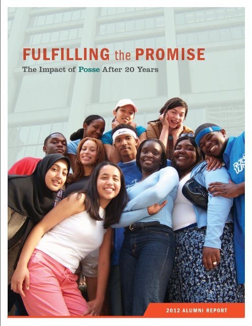 The 2012 Posse Alumni Report - The Posse Foundation