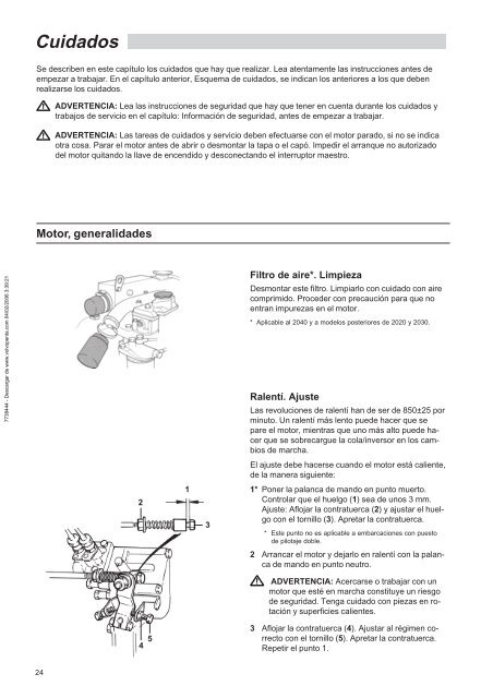 LIBRO DE INSTRUCCIONES - Velero Olaje