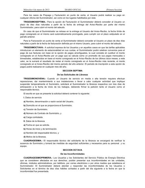 Manual de Disposiciones Relativas al Suministro y Venta de ...