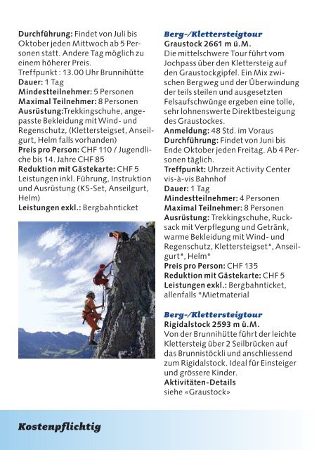 Sommerprogramm - Titlis