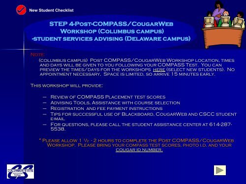 Getting started 101 - Columbus State Community College