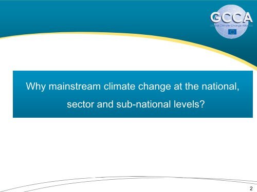 Adaptation - Global Climate Change Alliance