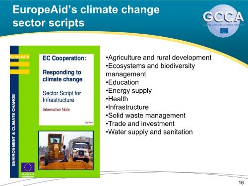 Adaptation - Global Climate Change Alliance
