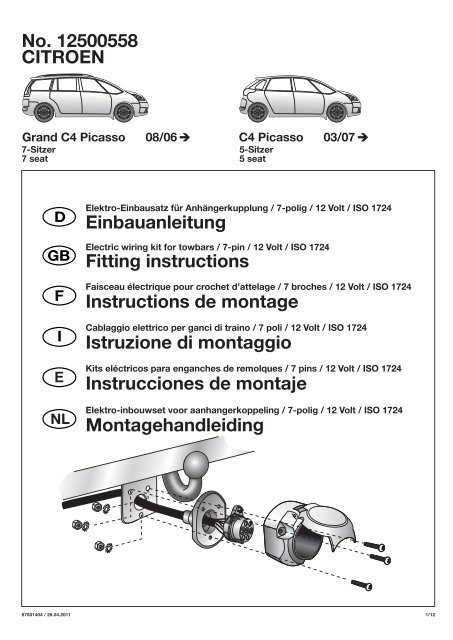 important! - Anhängerkupplung