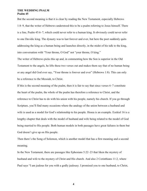 36 THE WEDDING PSALM.pdf - Dr. George O. Wood