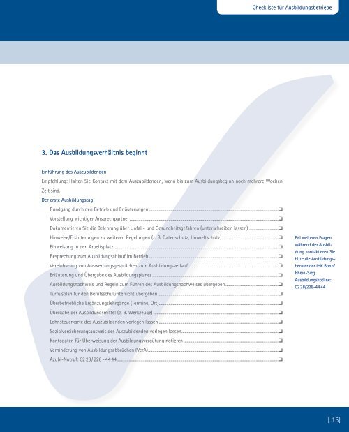 mit Checkliste fÃ¼r Ausbildungsbetriebe - jetzt-ausbilden.de