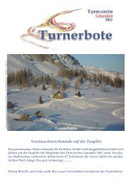 Turnerbote Folge 1 2013 als PDF - Turnverein Gmunden 1861