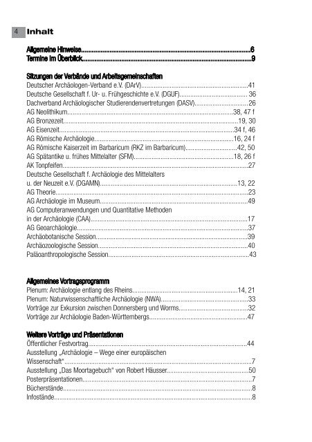 Aktualisiertes Programm