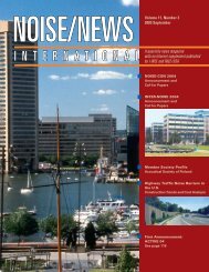 Volume 11, Number 3, September, 2003 - Noise News International