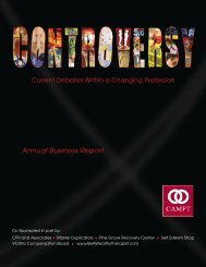 Annual Business Report - CAMFT