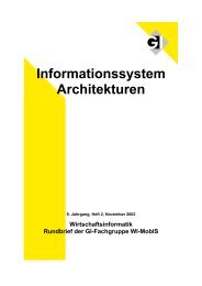 Rundbrief des FA 5.2 Informationssystem-Architekturen - Heft 2/02