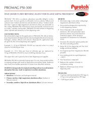 PROMAG PSI-300 - English (A4) - Pyrotek, Inc.