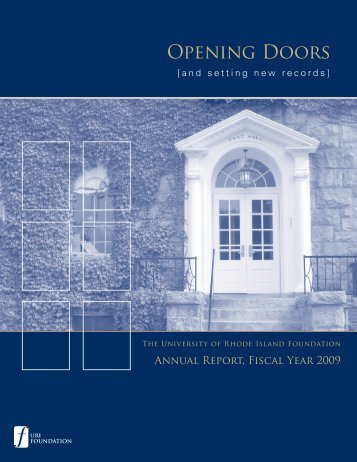 Opening Doors - University of Rhode Island