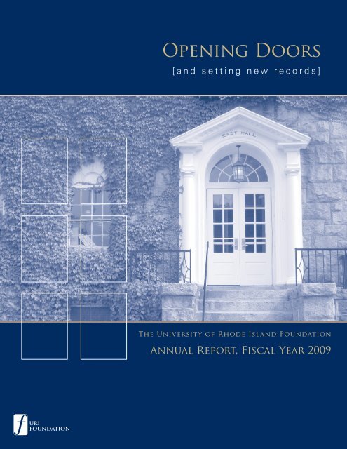 Opening Doors - University of Rhode Island