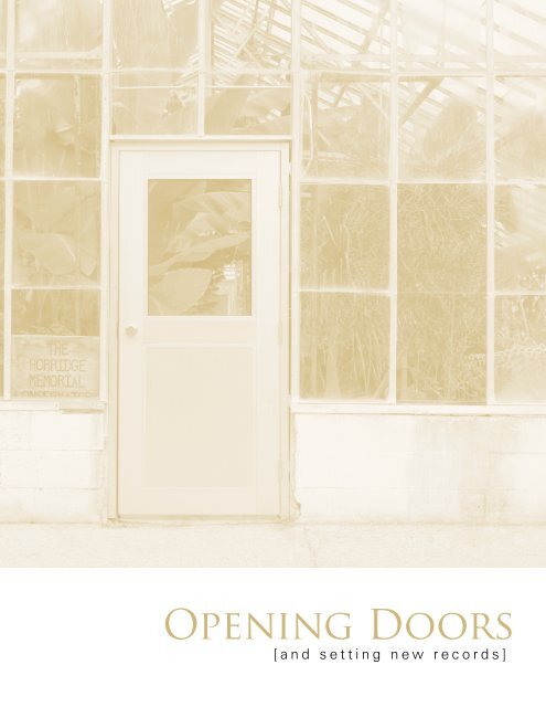 Opening Doors - University of Rhode Island