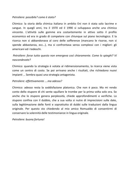 Lettera al mio editor del portale Apve - associazione pionieri e ...