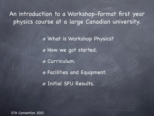 Teaching Physics the Studio Way - SFU Wiki - Simon Fraser University