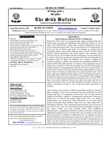 The Sikh Bulletin