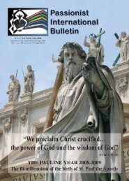 the curia informs - Passio Christi