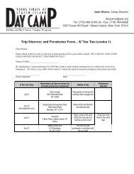 Trip Itinerary and Permission Form â K'Tan Tan (session 1)