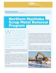 Northern Manitoba Scrap Metal Removal Program - The Canadian ...