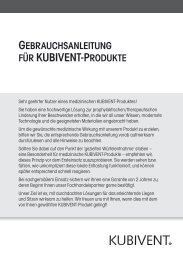 für KubiVent-ProduKte - kubivent-decubitus.de