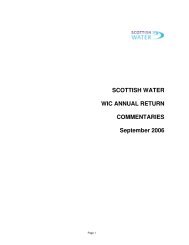 Commentary - Water Industry Commission for Scotland