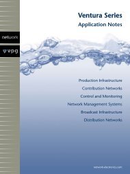 Remote Head ends Application notes - Incospec Communications Inc.