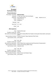 CV and list of publications