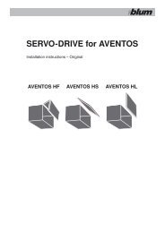 SERVO-DRIVE for AVENTOS - De-Span Kft.