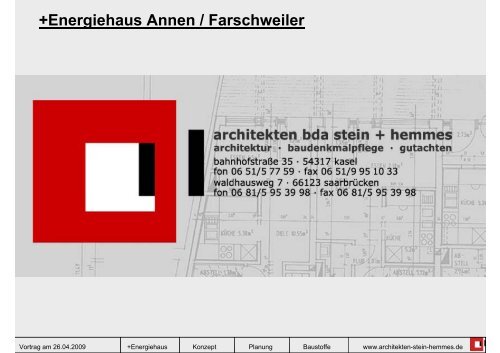 +Energiehaus Annen / Farschweiler - Architekten-Stein-Hemmes-Wirtz