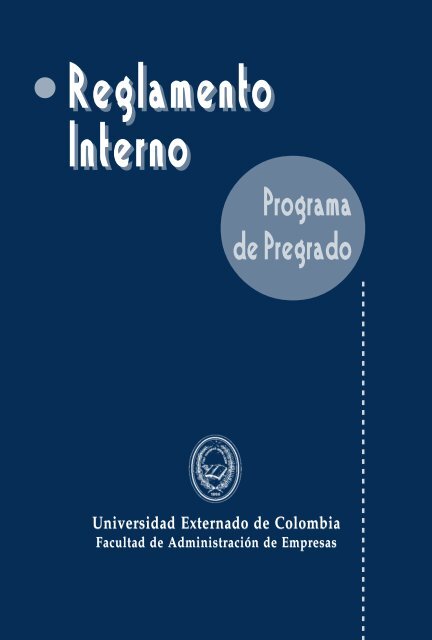 Reglamentos - Pregrado - Universidad Externado de Colombia