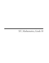 Mathematics - Massachusetts Department of Education