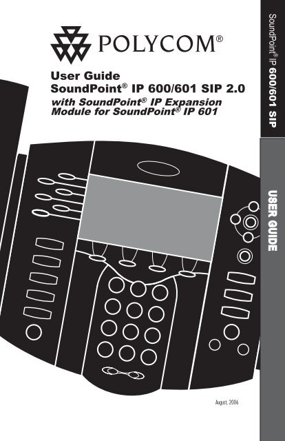 SoundPointÂ® IP 600/601 SIP 2.0 User Guide - FortiVoice - Fortinet ...