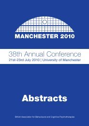 Conference abstracts - Goodmedicine.org.uk