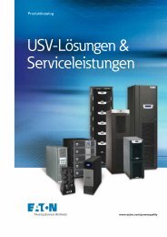 USV-Produktkatalog - Powerware